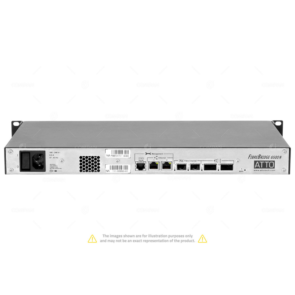 111-00998 NETAPP ATTO BRIDGE 6500N FC-SAS 8GB FC TO 6GB SAS